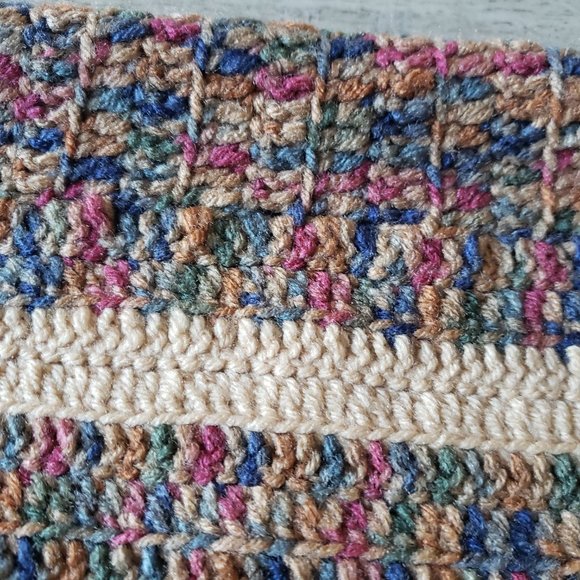 Handmade Crochet Multicolor Vest - Picture 7 of 9